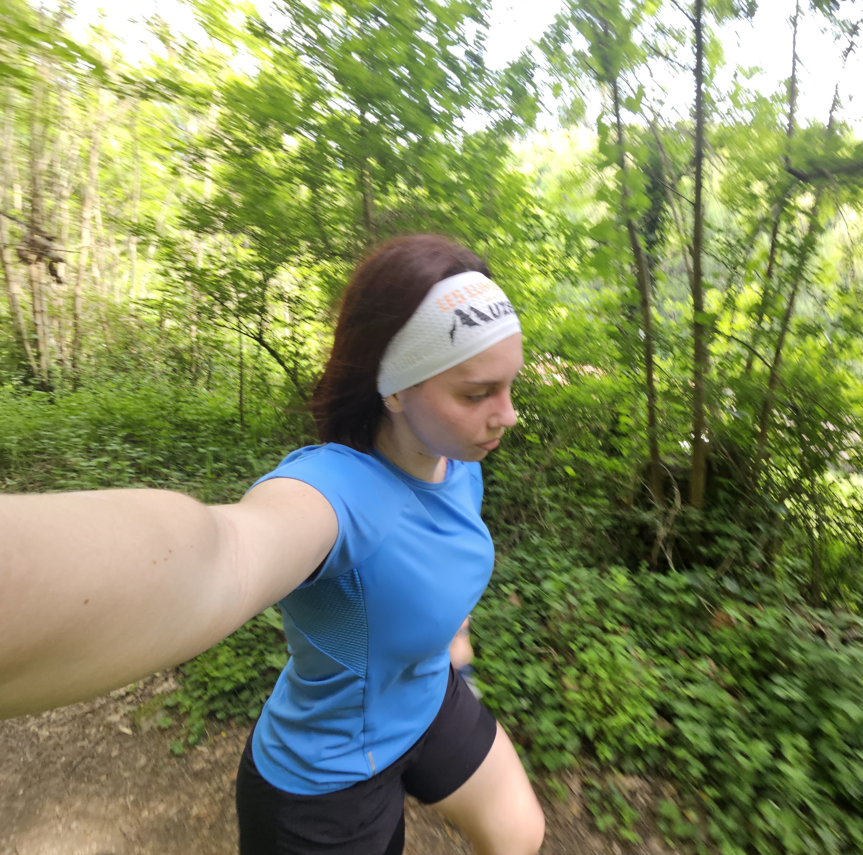 Charlotte en trail